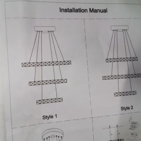 BOXED ASKANAZ LIGHT CRYSTAL CHANDELIER WITH CRYSTAL ACCENTS