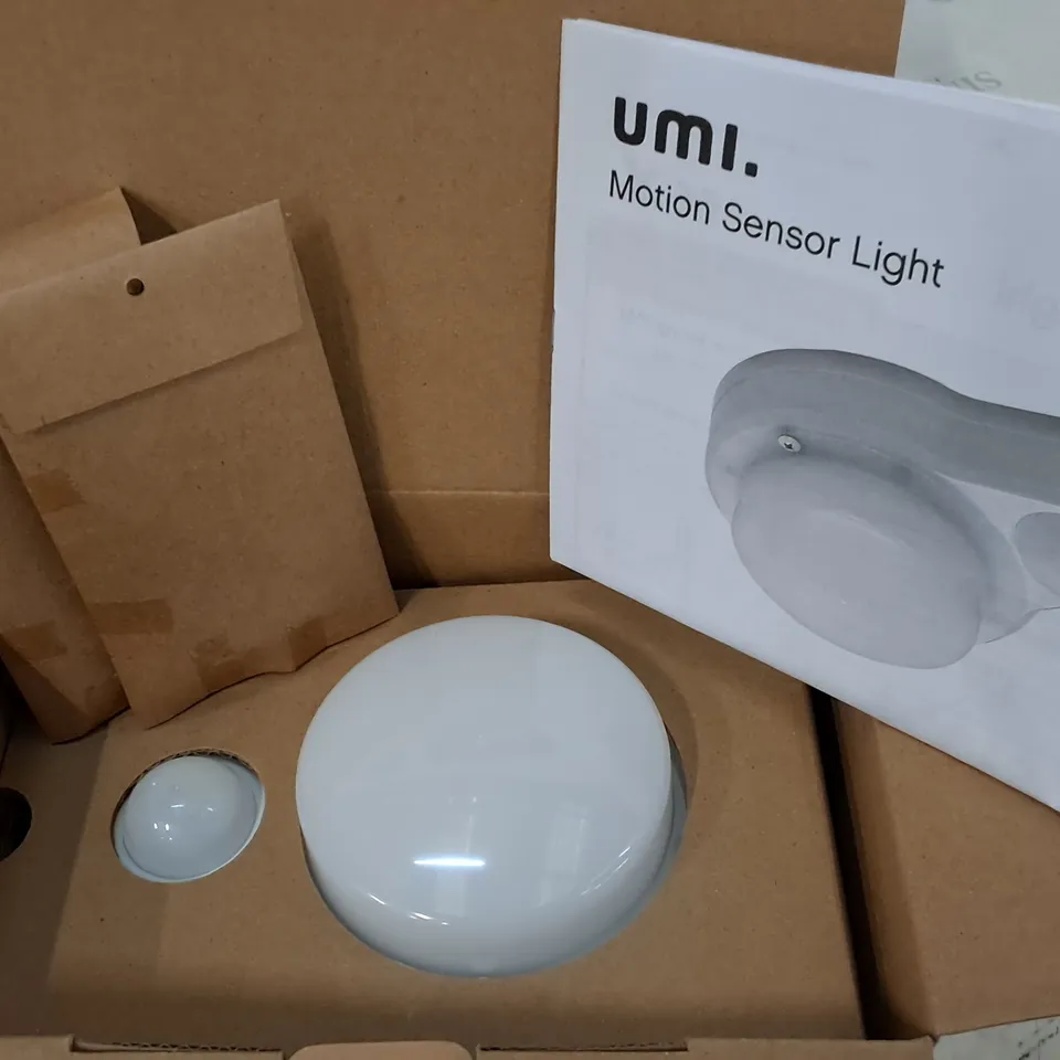 LOT OF 3 BOXED UMI MOTION SENSOR LIGHTS