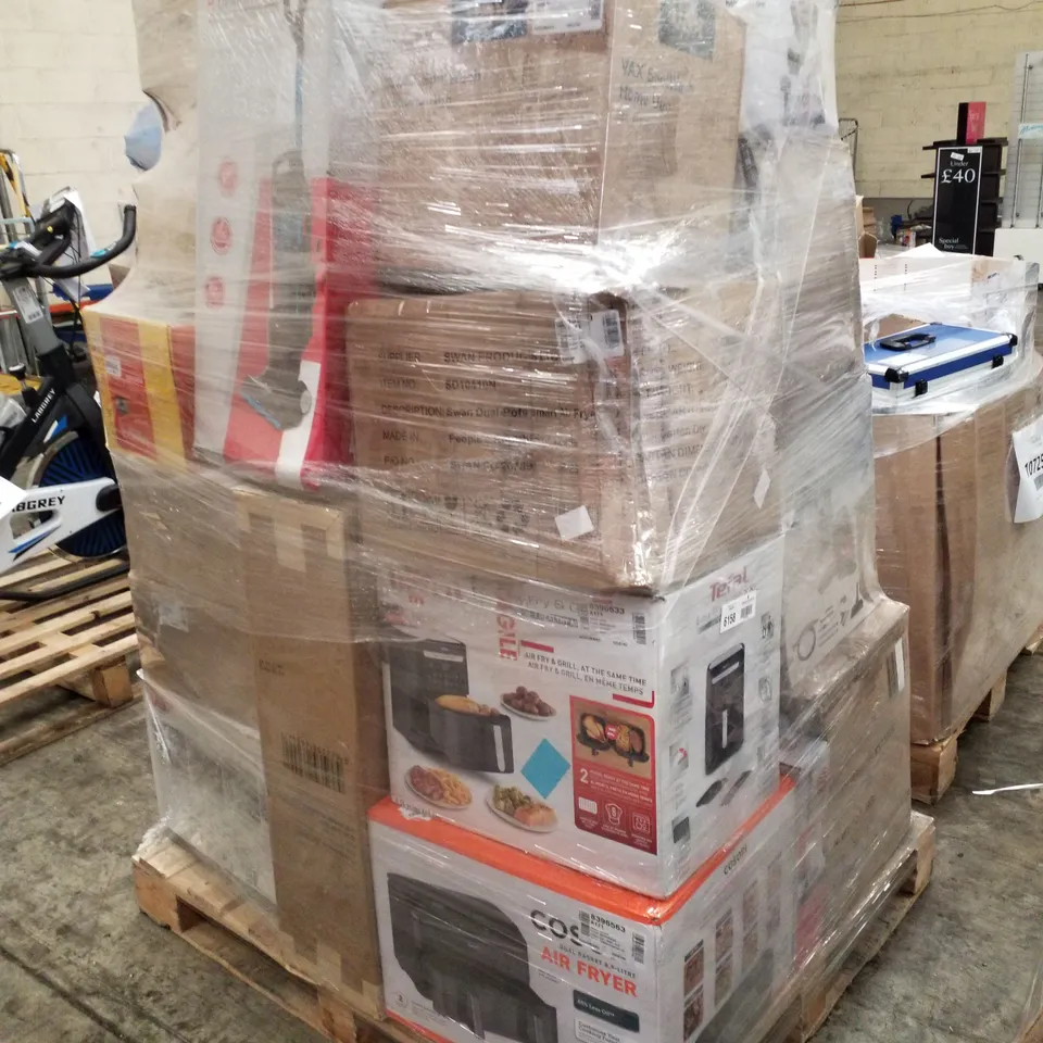 PALLET OF APPROXIMATELY 27 UNPROCESSED RAW RETURN HOUSEHOLD AND ELECTRICAL GOODS TO INCLUDE;