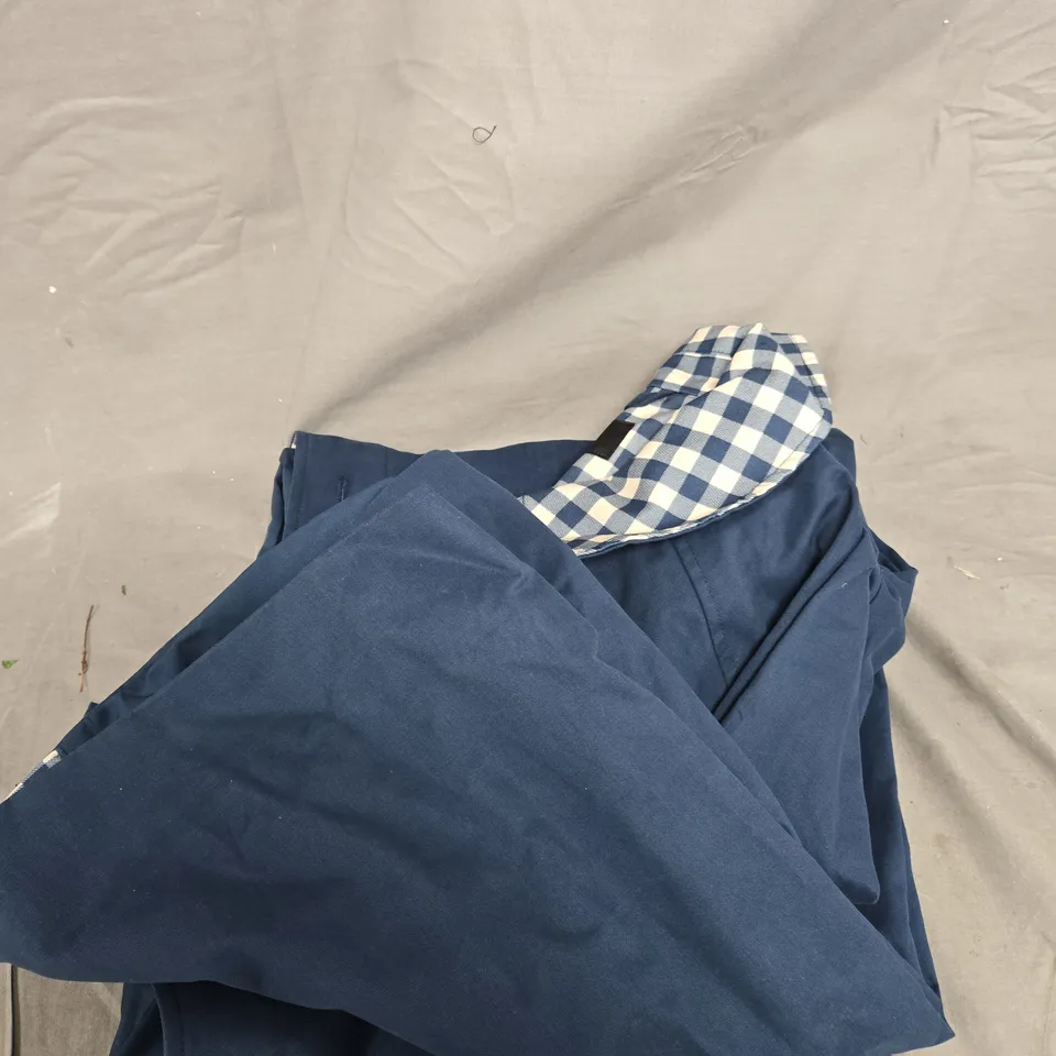 NOBODYS CHILD CONTRAST YESENIA CAR COAT - BLUE - L