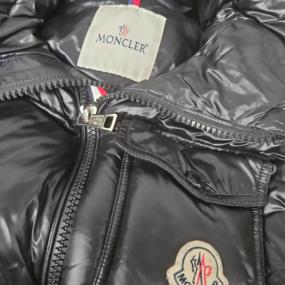MONCLER QUILTED DOWN JACKET – BLACK - SIZE UNSPECIFIED 