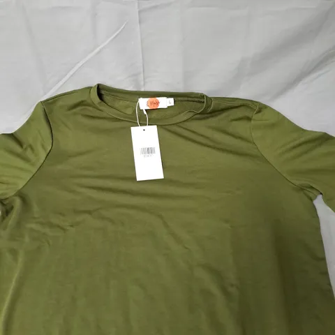 & MAISI T-SHIRT - OLIVE - SIZE LARGE