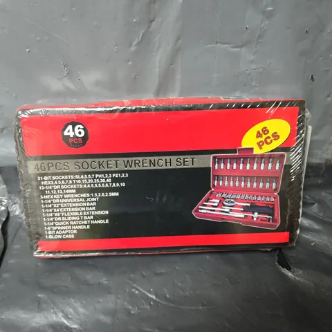 UNBRANDED BOXED AND SEALED 46 PIECE SOCKET WRENCH SET