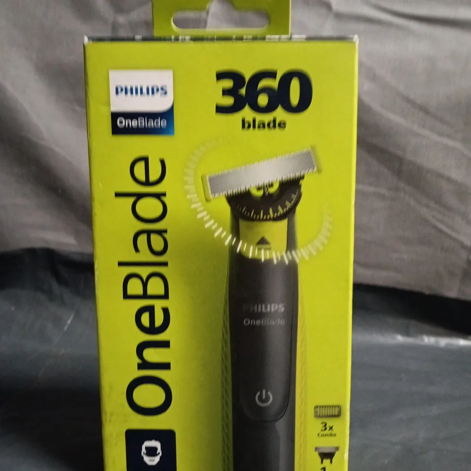 PHILIPS ONEBLADE 360 BLADE ELECTRIC TRIMMER – BOXED