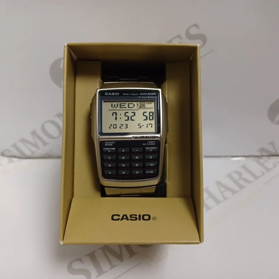 CASIO VINTAGE MULTI LINGUAL DATA BANK WATCH 