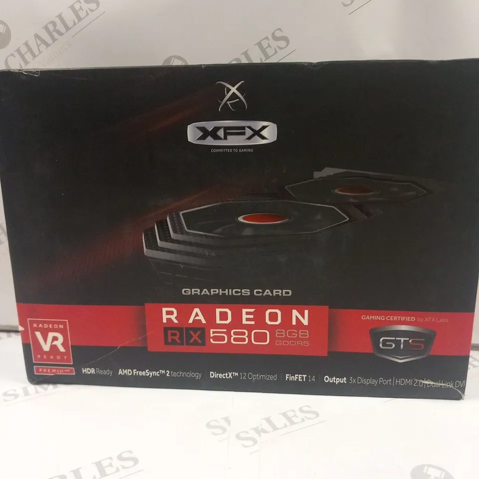 BOXED XFX GT S XXX ED RX 580 GRAPHICS CARD
