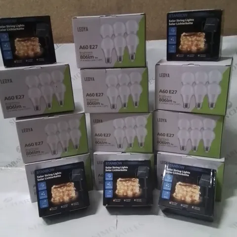 LARGE BOX CONTAINING VARIOUS ASSORTED LIGHT BULBS ECT.