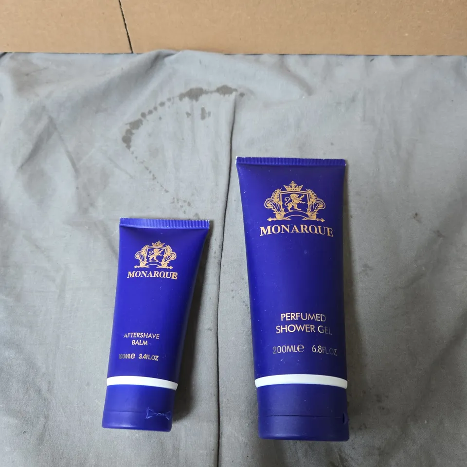 MONARQUE AFTERSHAVE BALM 100ML & MONARQUE PERFUMED SHOWER GEL 200ML – DUO