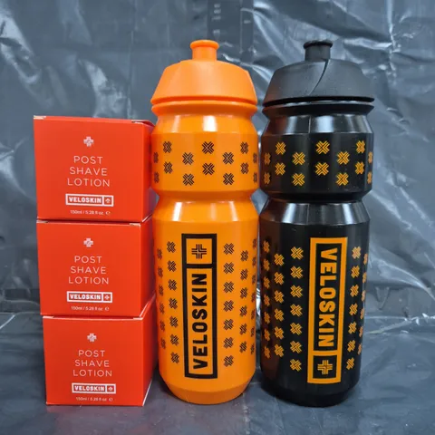 BOX OF APPROXIMATELY 20 ASSORTED HOUSEHOLD ITEMS TO INCLUDE VELOSKIN WATER BOTTLE, ETC - COLLECTION ONLY