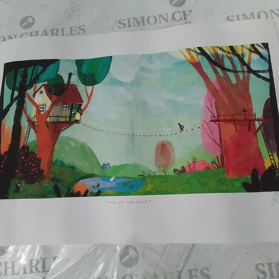 SIGNED 'HANG ON MINI RABBIT'