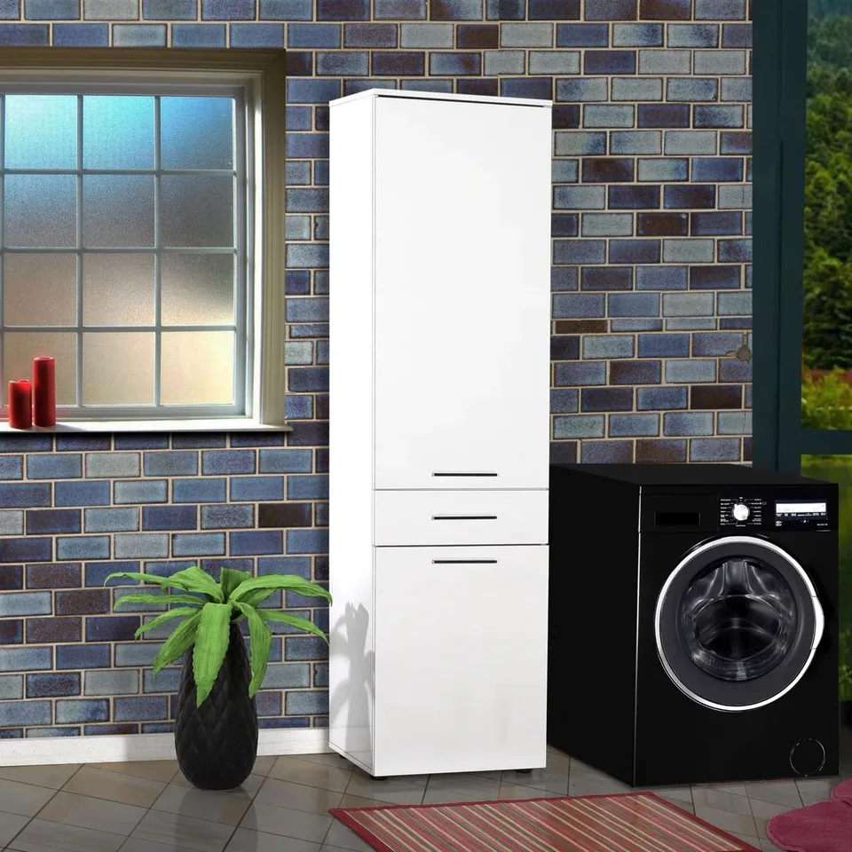 BOXED 50CM W X 145CM H X 35CM D LINEN CABINET (1 BOX)