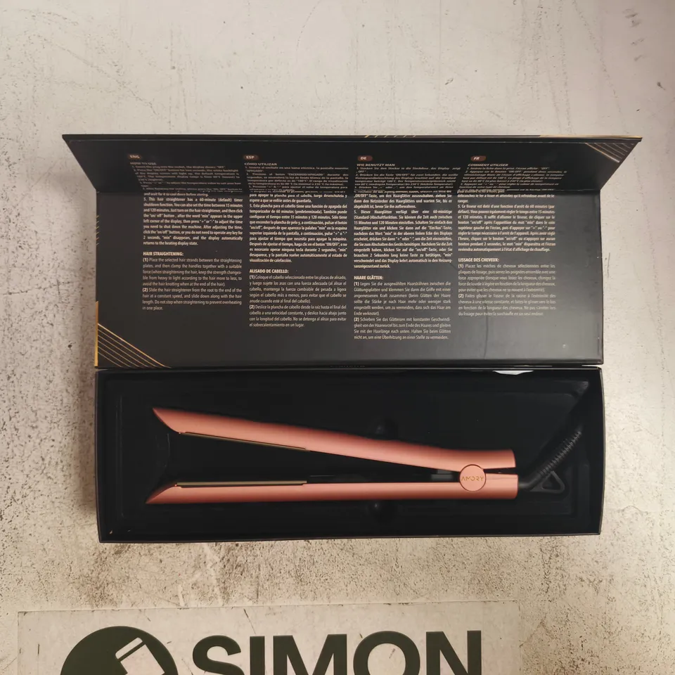AMORY LONDON TITANIUM HAIR STRAIGHTENER
