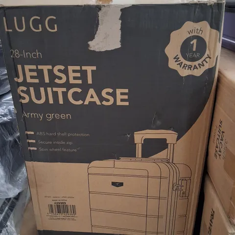 BOXED LUGG 28-INCH JETSET TRAVEL SUITCASE - ARMY GREEN 