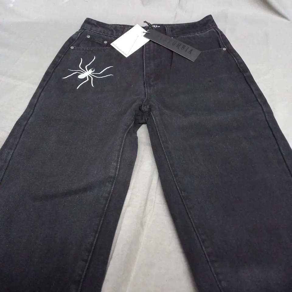 DISTURBIA WIDOW JEANS IN BLACK - SIZE 26