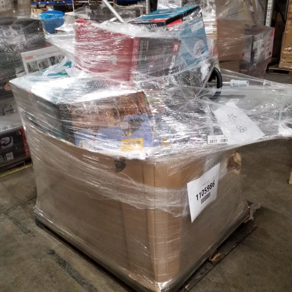PALLET OF APPROXIMATELY 22 UNPROCESSED RAW RETURN HOUSEHOLD AND ELECTRICAL GOODS TO INCLUDE;