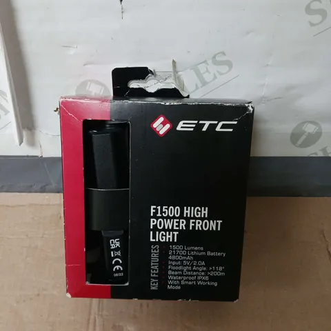 ETC F1500 HIGH POWER FRONT LIGHT