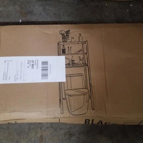 BOXED 3 TIER OVER TOILET STORAGE UNIT 