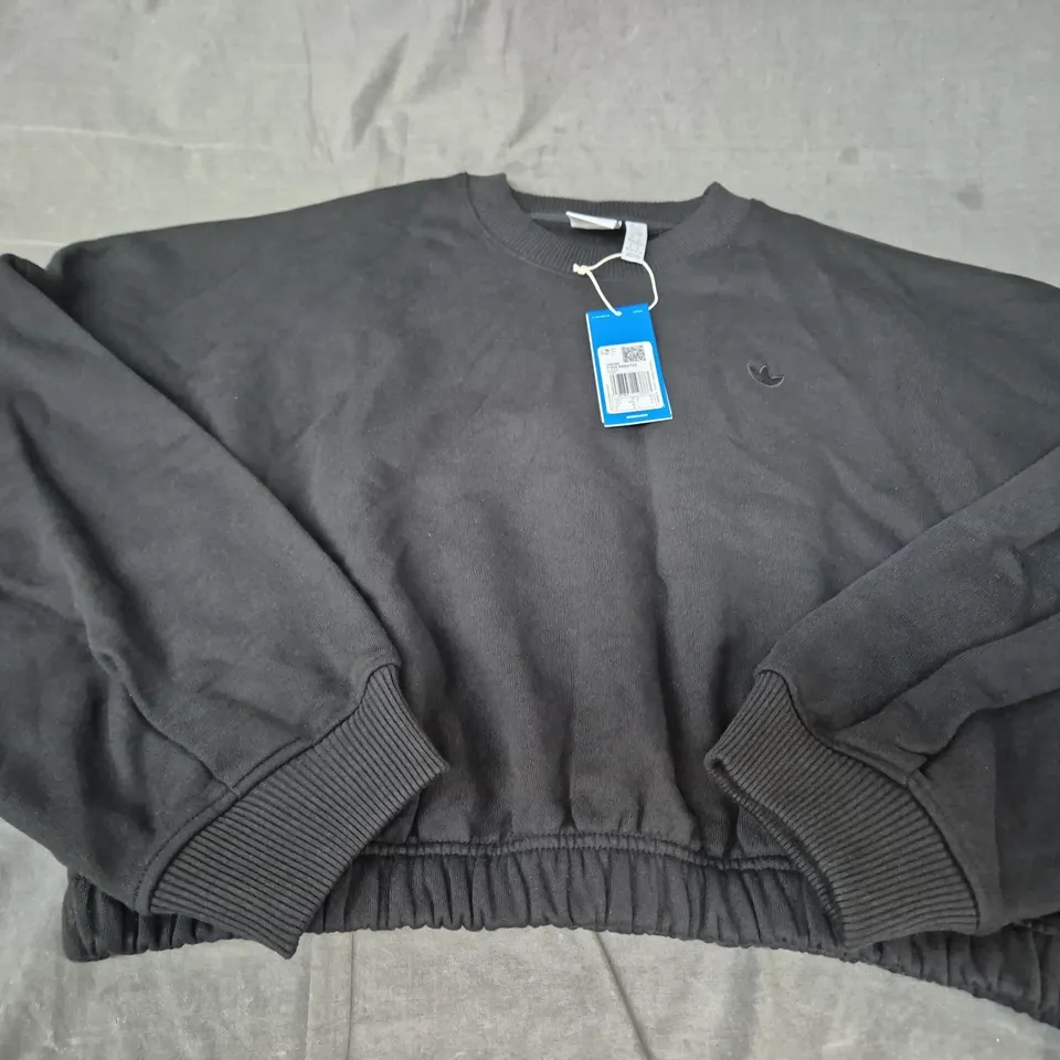 UK M ADIDAS ORIGINALS SWEATSHIRT – BLACK (IW5752)