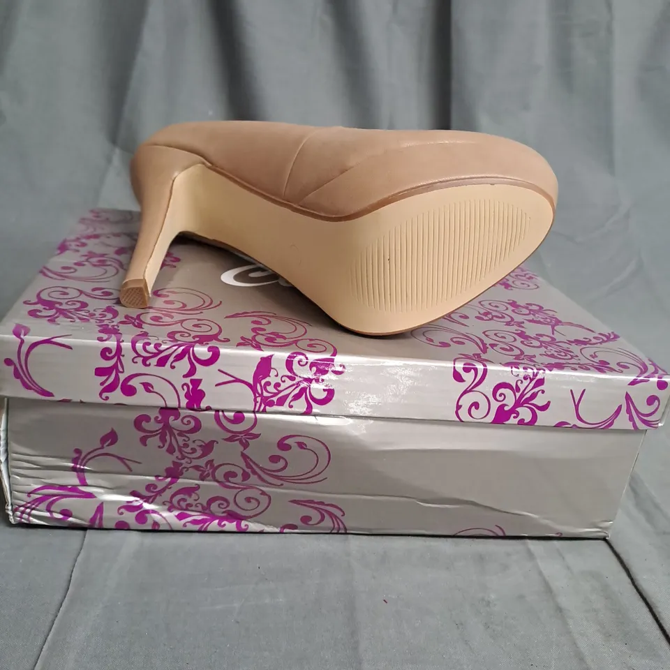 BOXED LOT OF 10 PAIRS OF CIARA'S LADIES HIGH HEELED SHOES. VARIOUS SIZES