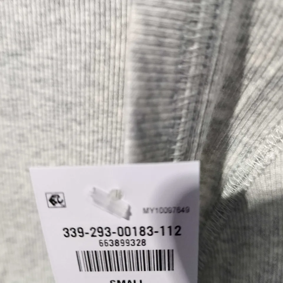 HOLLISTER WOMEN'S KNIT TOP – LIGHT GREY, SIZE SMALL