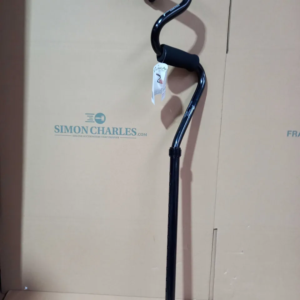 STRONG ARM COMFORT CANE - BLACK