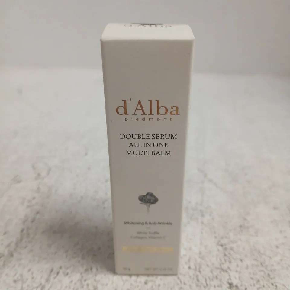 BOXED AND SEALED D'ALBA PIEDMONT DOUBLE SERUM ALL IN ONE MULTI BALM (10G)