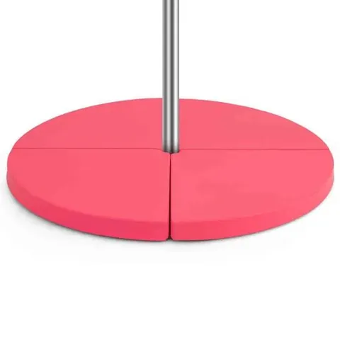 BOXED COSTWAY POLE DANCE CRASH MAT WITH EPE FOAM FOR GYM AND HOME-PINK