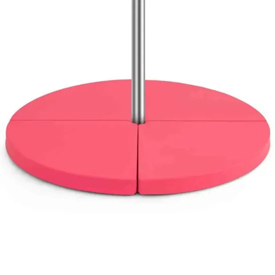BOXED COSTWAY POLE DANCE CRASH MAT WITH EPE FOAM FOR GYM AND HOME-PINK