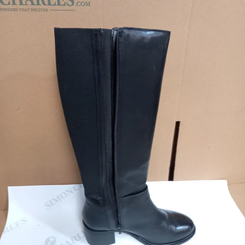 DUNE BLACK BOOTS SIZE 8