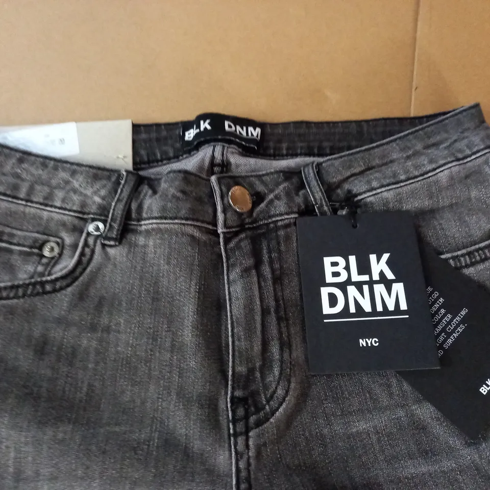 BRAND NEW BLK DNM SKINNY FIT JEANS IN COLLIER BLACK - 28