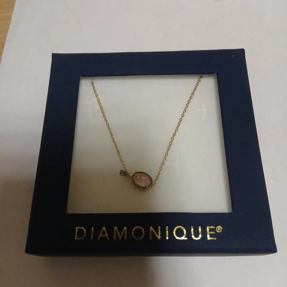 DIAMONIQUE 1.5CT TW BIRTHSTONE PENDANT NECKLACE IN GIFT BOX 