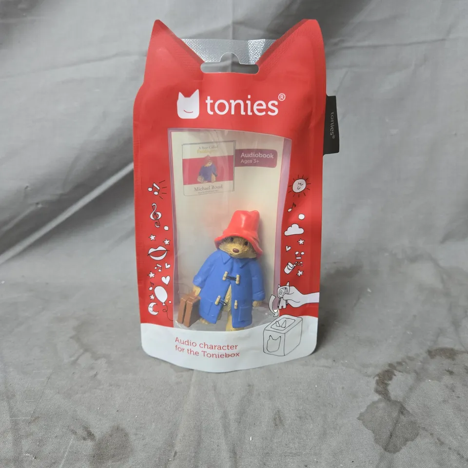 TONIES AUDIO PADDINGTON BEAR FOR TONIEBOX – BLUE COAT WITH RED HAT (PACKAGED)