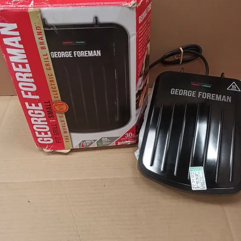 GEORGE FOREMAN 25800 SMALL FIT GRILL - BLACK
