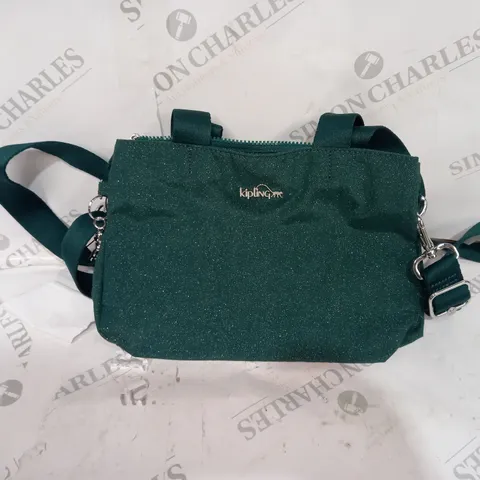 KIPLING HANDBAG IN SPARKLE IN GREEN