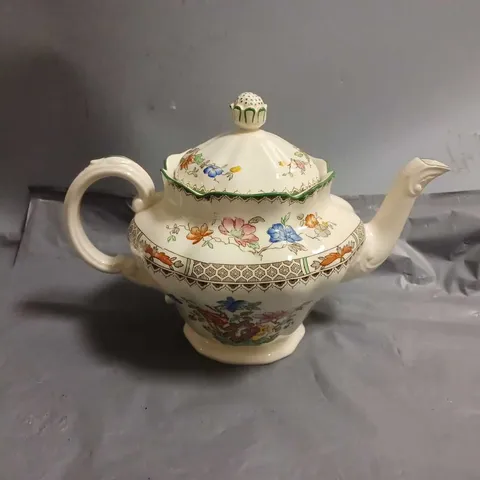 COPELAND SPODE CHINESE ROSE TEAPOT 