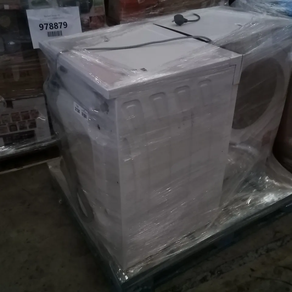 HOOVER H-WASH 500 HD4106AMC FREE STANDING WASHER DRYER AND SHARP FREESTANDING WASHER DRYER WHITE