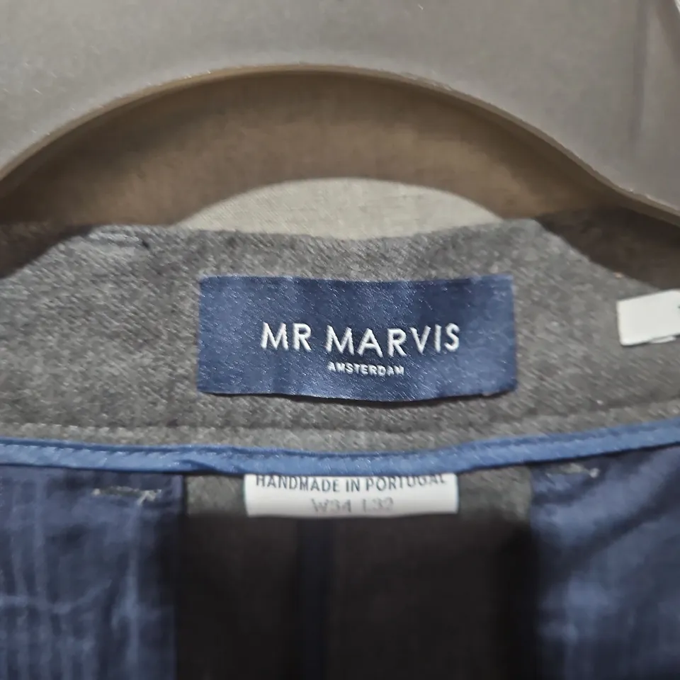 MR MARVIS TROUSERS – STYLE SU-78015, COLOUR STORMS, WAIST 34 IN, INSEAM 32 IN
