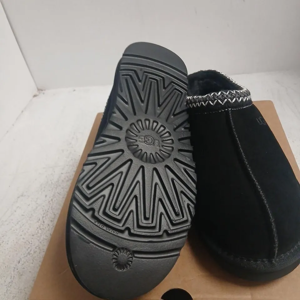 UGG BLACK SLIPPERS – UK 6 (EU 40)