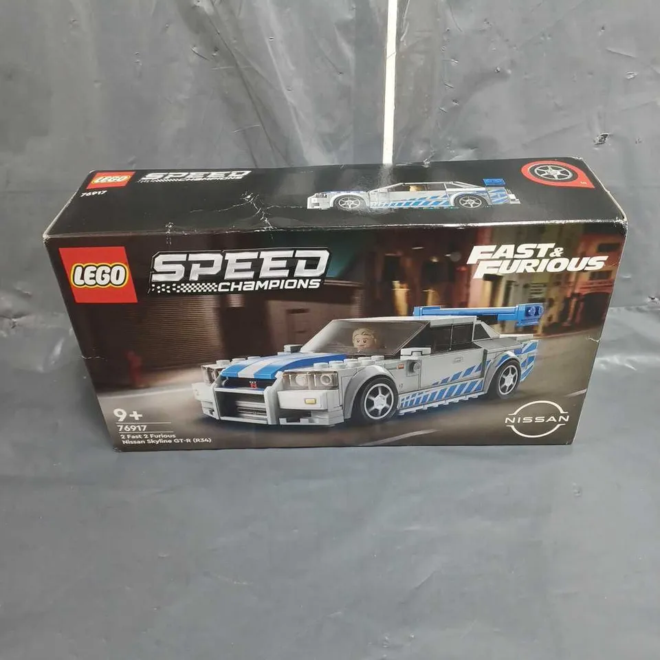 BOXED LEGO SPEED CHAMPION FAST AND FURIOUS - 2 FAST 2 FURIOUS NISSAN SKYLINE GT-R - 76917