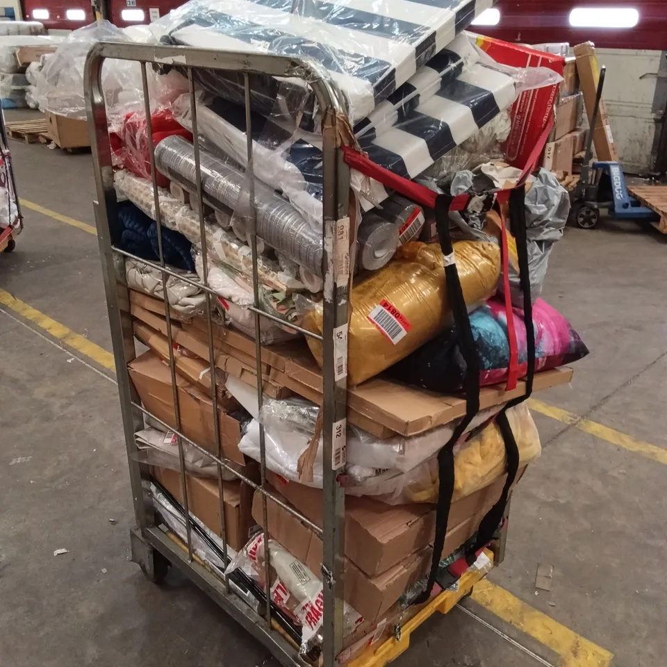 CAGE OF ASSORTED HOUSEHOLD GOODS AND ITEMS - CAGE NOT INCLUDED