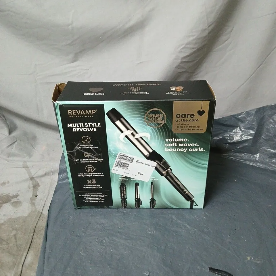 REVAMP MULTI STYLE REVOLVE 3 IN 1 STYLER BOXED
