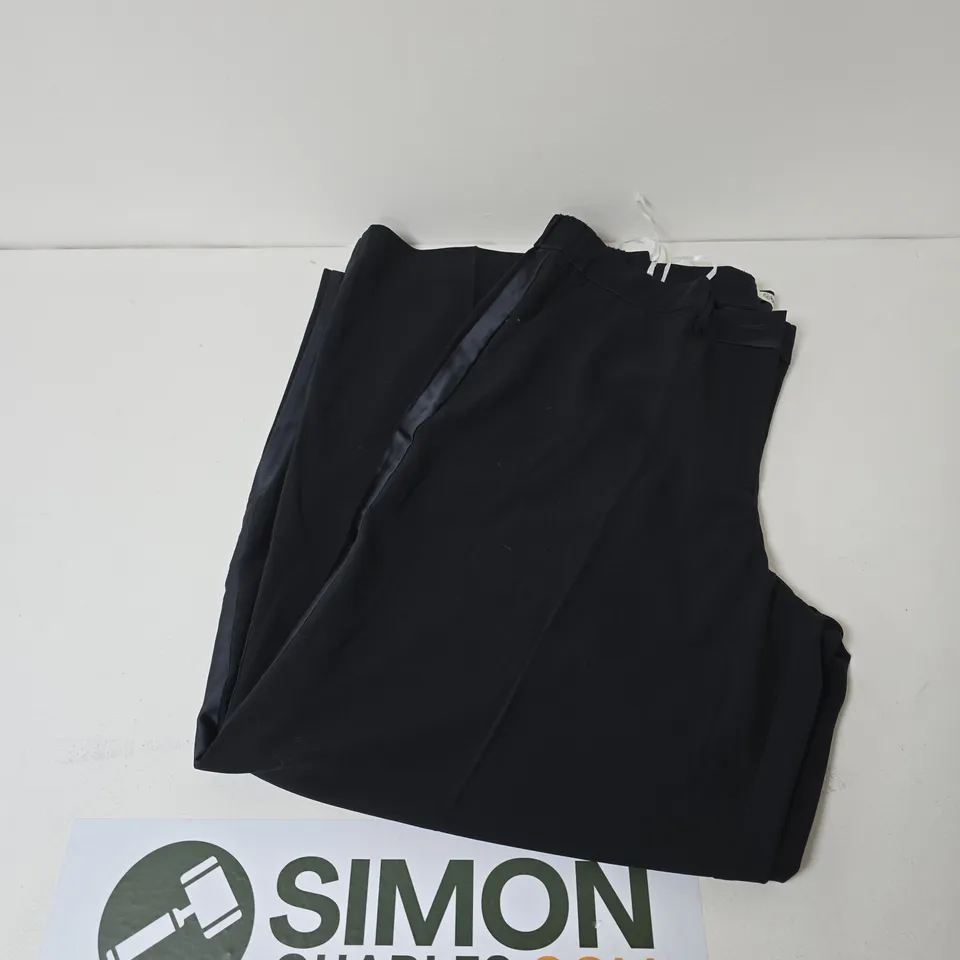 BONPRIX BLACK WOMEN'S TROUSERS, UK 22 (EU 48)