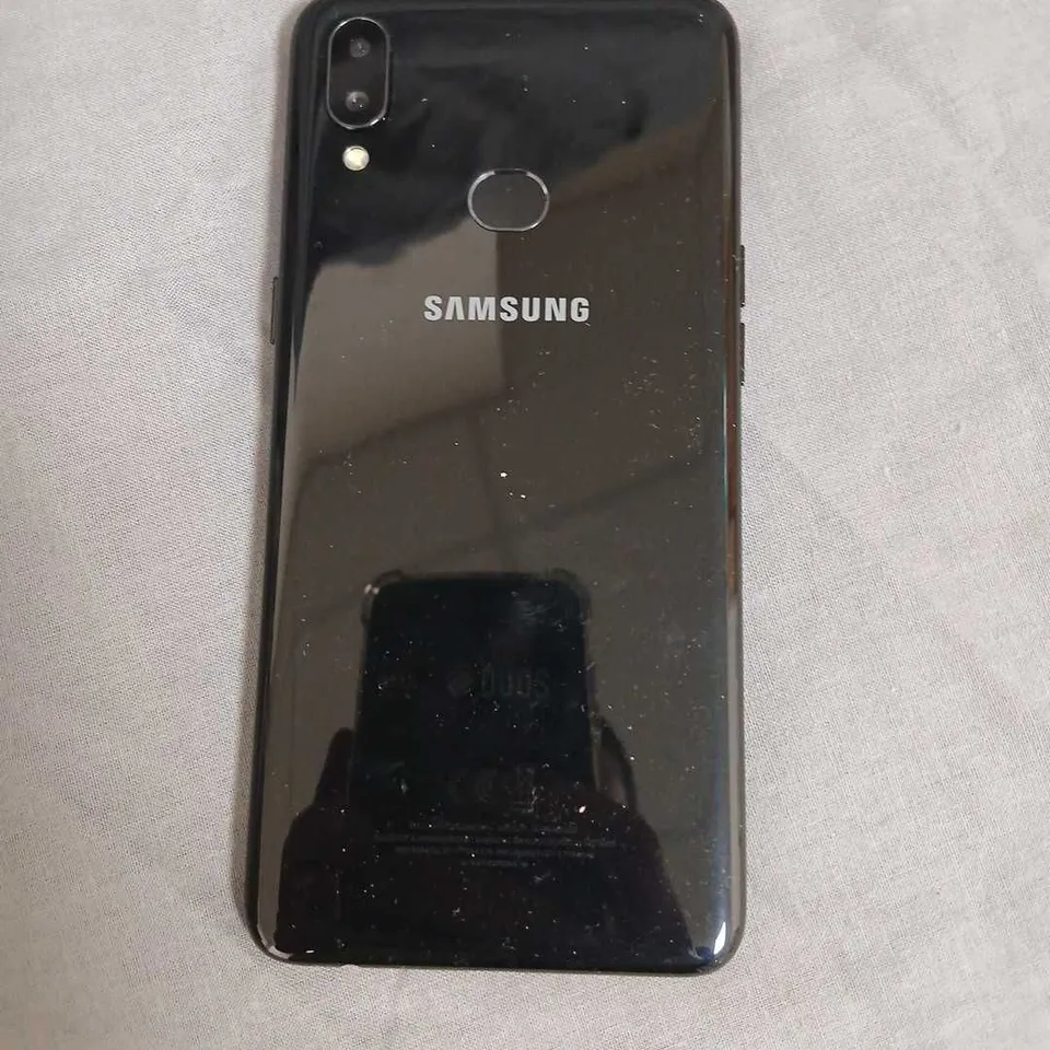 SAMSUNG GALAXY A10S SMARTPHONE – BLACK (DUAL CAMERA, REAR FINGERPRINT) 