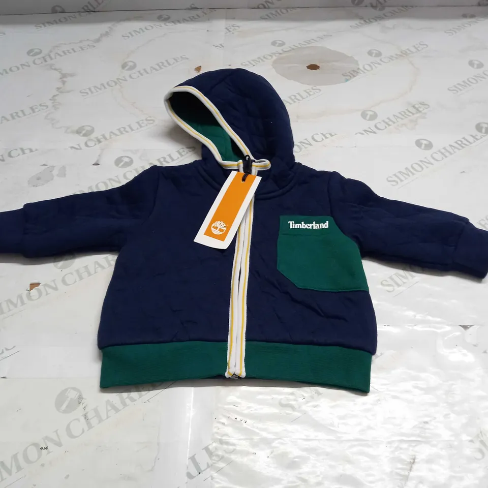 TIMBERLAND ZIPPED BABY COAT SIZE 0-6 MNTHS