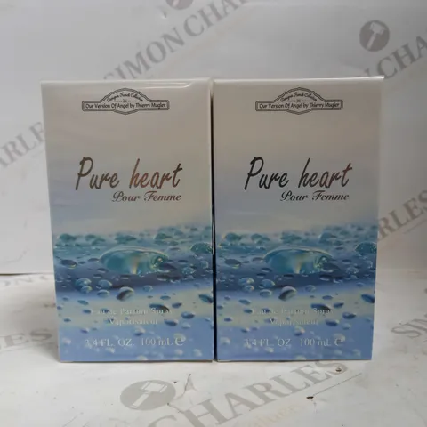 LOT OF 12 DFC PURE HEART EDP 100ML
