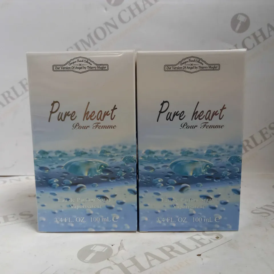 LOT OF 12 DFC PURE HEART EDP 100ML