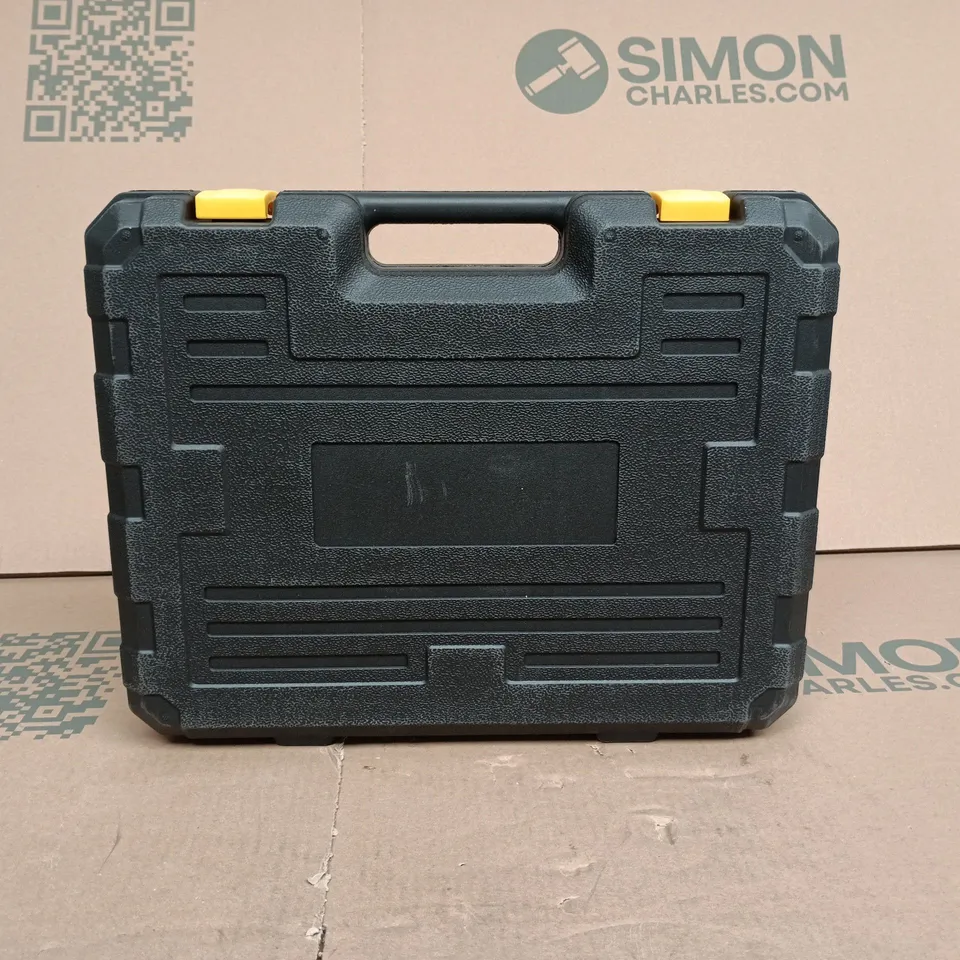 TOOL KIT SET IN YELLOW/BLACK HARD CASE – SCREWDRIVERS, SOCKETS & WRENCHES BOXED