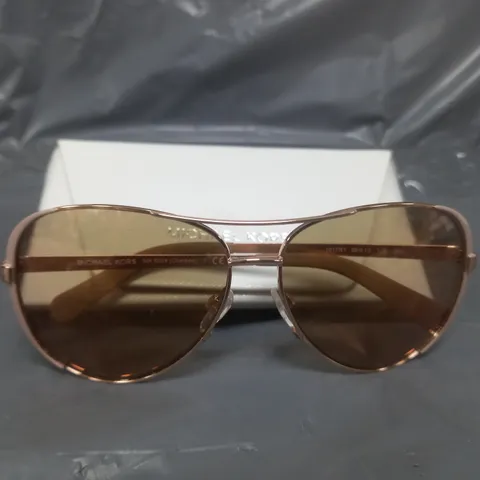 BOXED MICHEAL KORS PILOT SUNGLASSES - ROSE GOLD