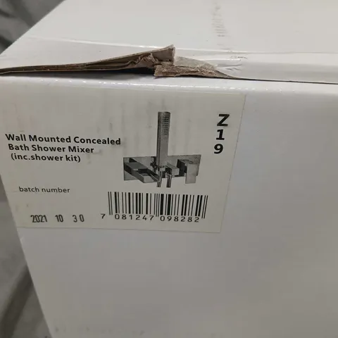 STUDIO Z WALL MOUNTED CONCEALED BATH & SHOWER MIXER (INCL. SHOWER KIT)