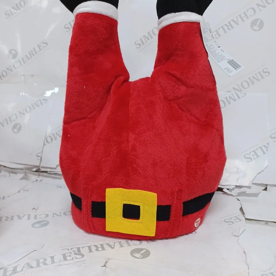 FESTIVE SINGING CHRISTMAS ANIMATED HAT - SANTAS LEGS